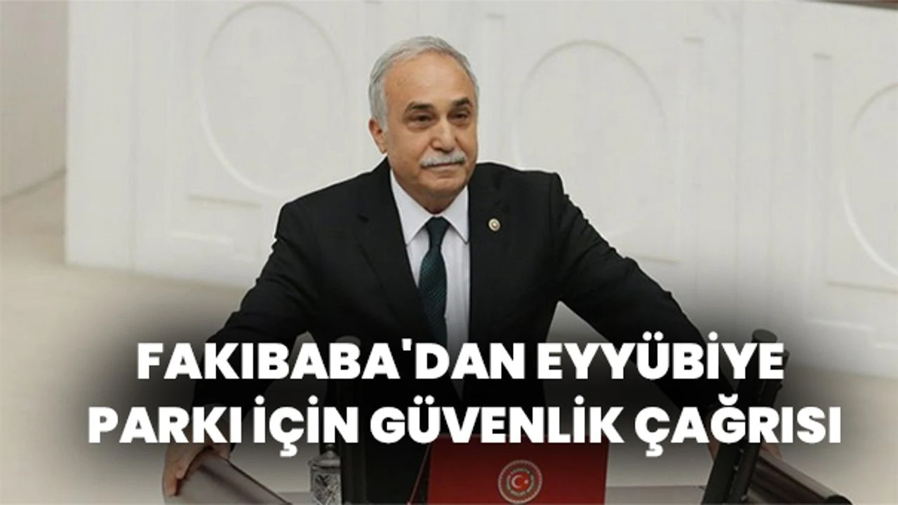 Fakıbaba, Eyyübiye'deki Park Alanında Güvenlik Sorunlarına Dikkat Çekti!