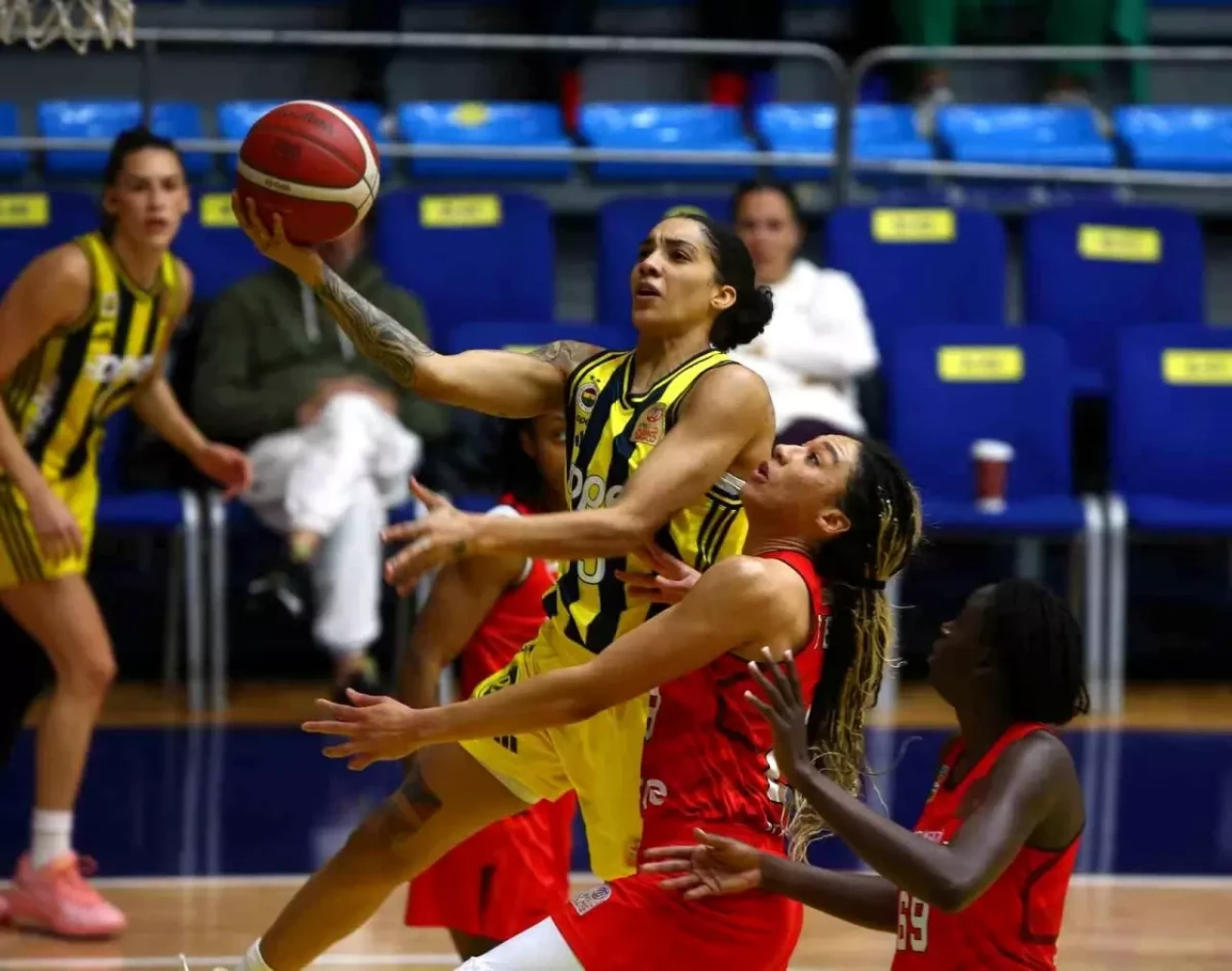 Melikgazi Kayseri Basketbol, Fenerbahçe'yi Şaşırtarak Deplasmanda Galip Geldi!