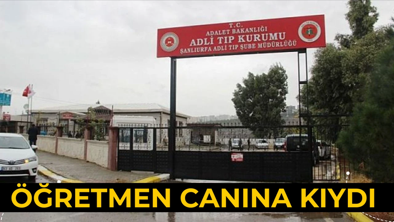 Şanlıurfa Viranşehir'de Bir Öğretmen İntihar Etti