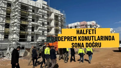 Halfeti Deprem Konutları Tamamlanma Aşamasında