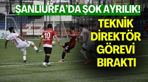 Şanlıurfa Viranşehir Eğitim Gücü Spor Kulübü Teknik Direktörü İstifa Etti!