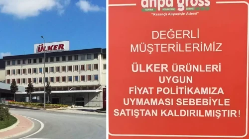 Ülker, market raflarından ürünlerinin kaldırılmasına ilişkin açıklama yaptı